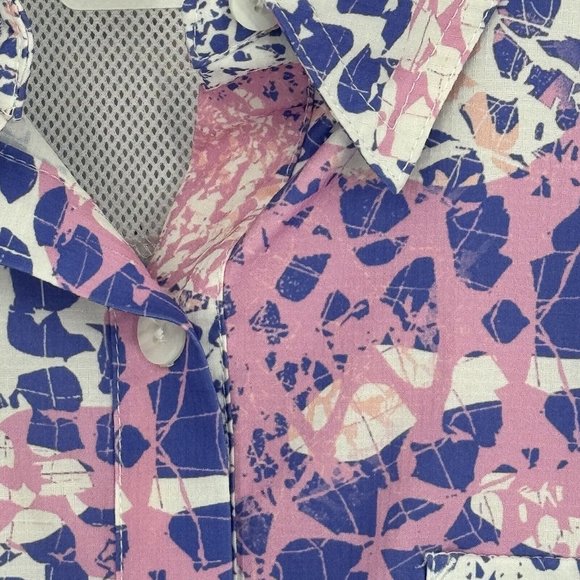 Silver Bait Women's Performance UPF 50 Button Down Fishing Shirt Top Size XL - Picture 8 of 12